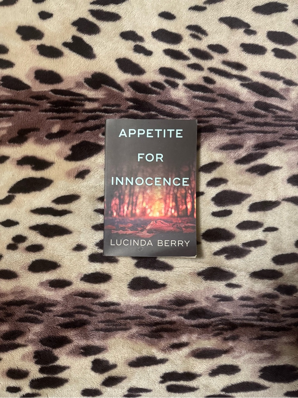 Appetite for Innocence Book – Black and Red Cover
